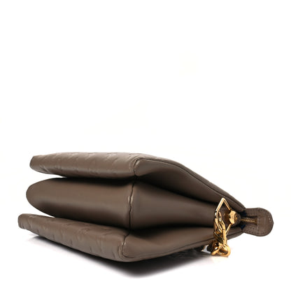 Louis Vuitton Lambskin Embossed Monogram Coussin PM Taupe 7 of 7