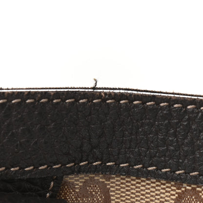 Gucci Crystal Monogram Medium Abbey Convertible Tote Dark Brown 13 of 14
