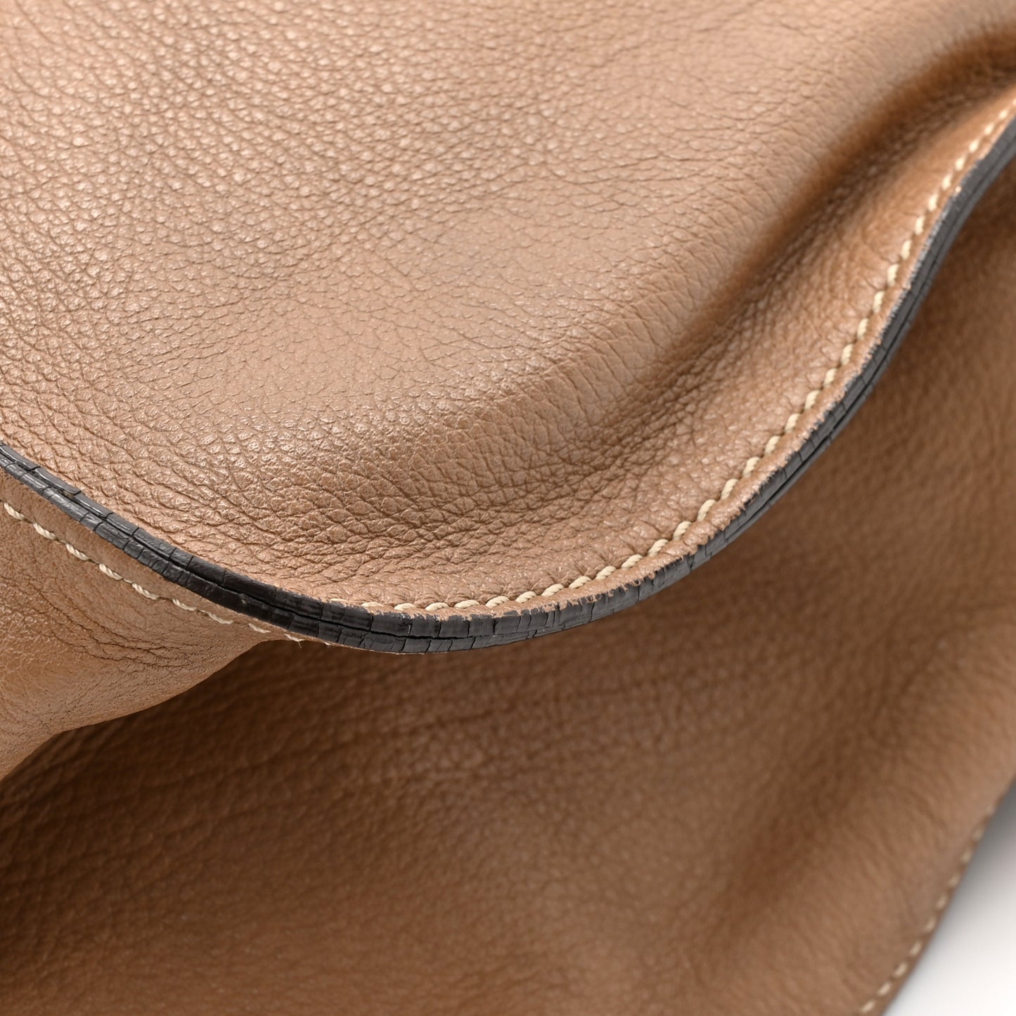 Calfskin Large Marcie Satchel Nut