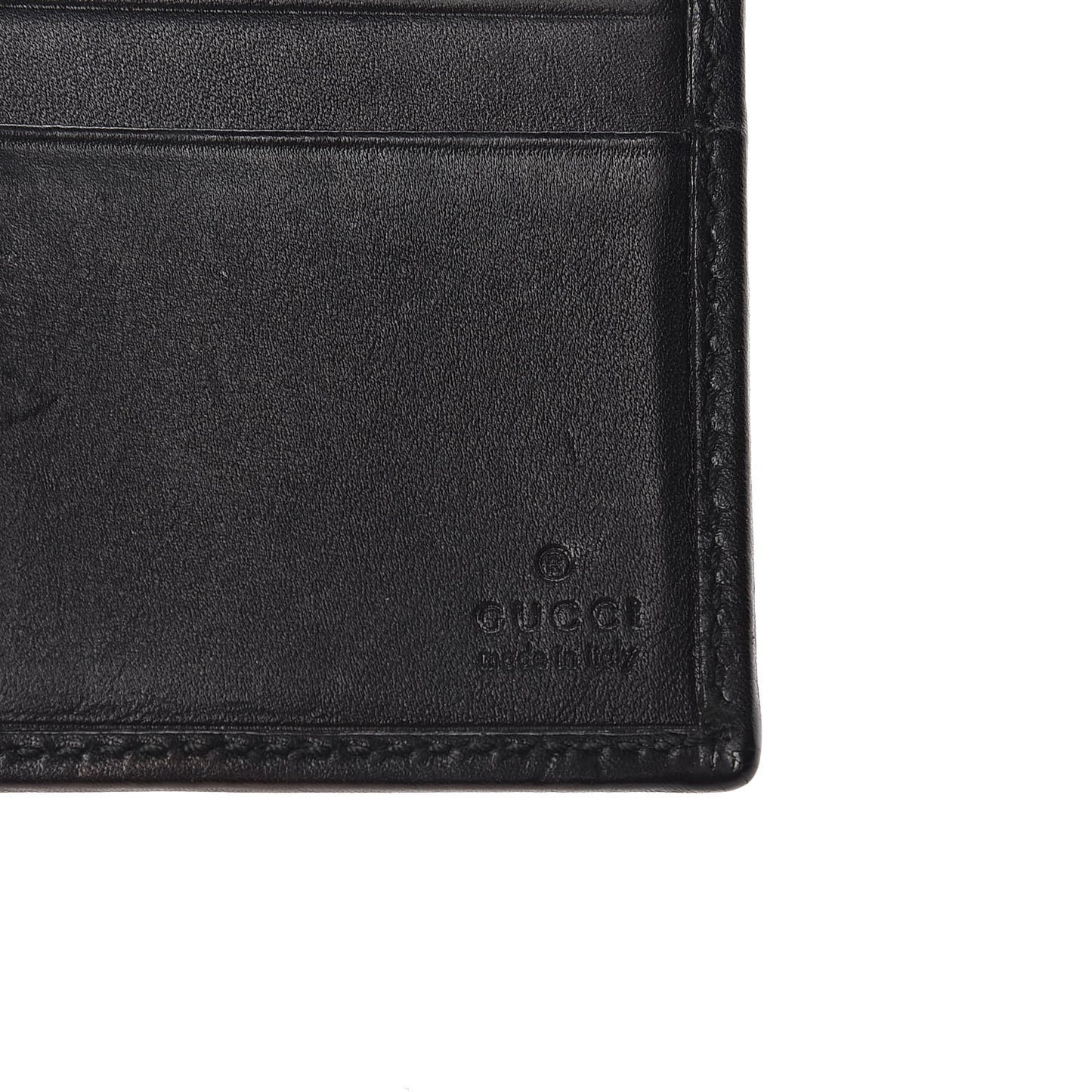 Calfskin Interlocking G Bi-Fold Wallet Black