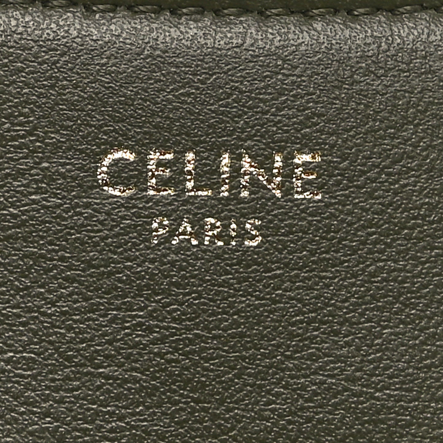 Smooth Calfskin Medium Strap Ava Shoulder Bag Dark Olive