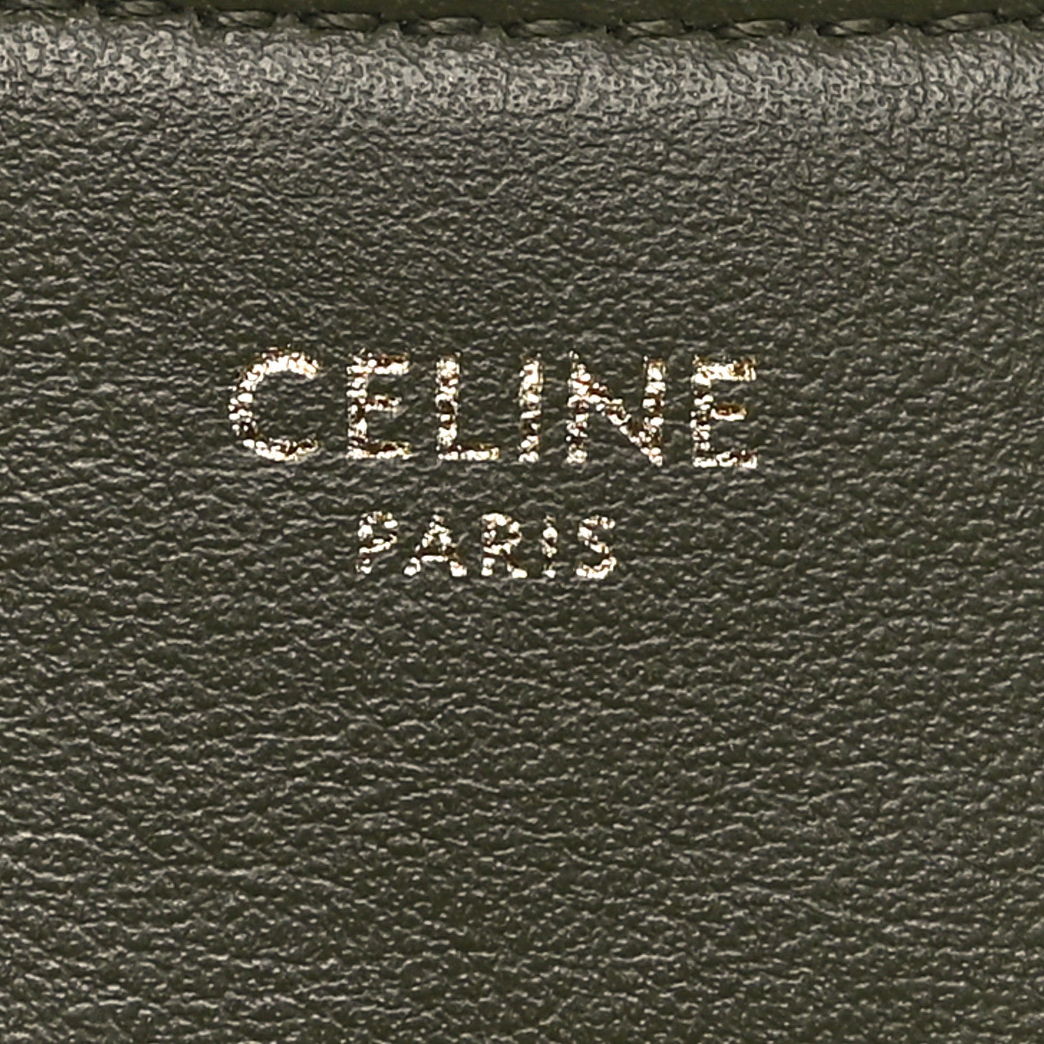 Celine Smooth Calfskin Medium Strap Ava Shoulder Bag Dark Olive 6 of 10