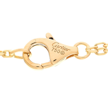 Cartier 18K Yellow Gold 2 Diamond LOVE Necklace 4 of 4