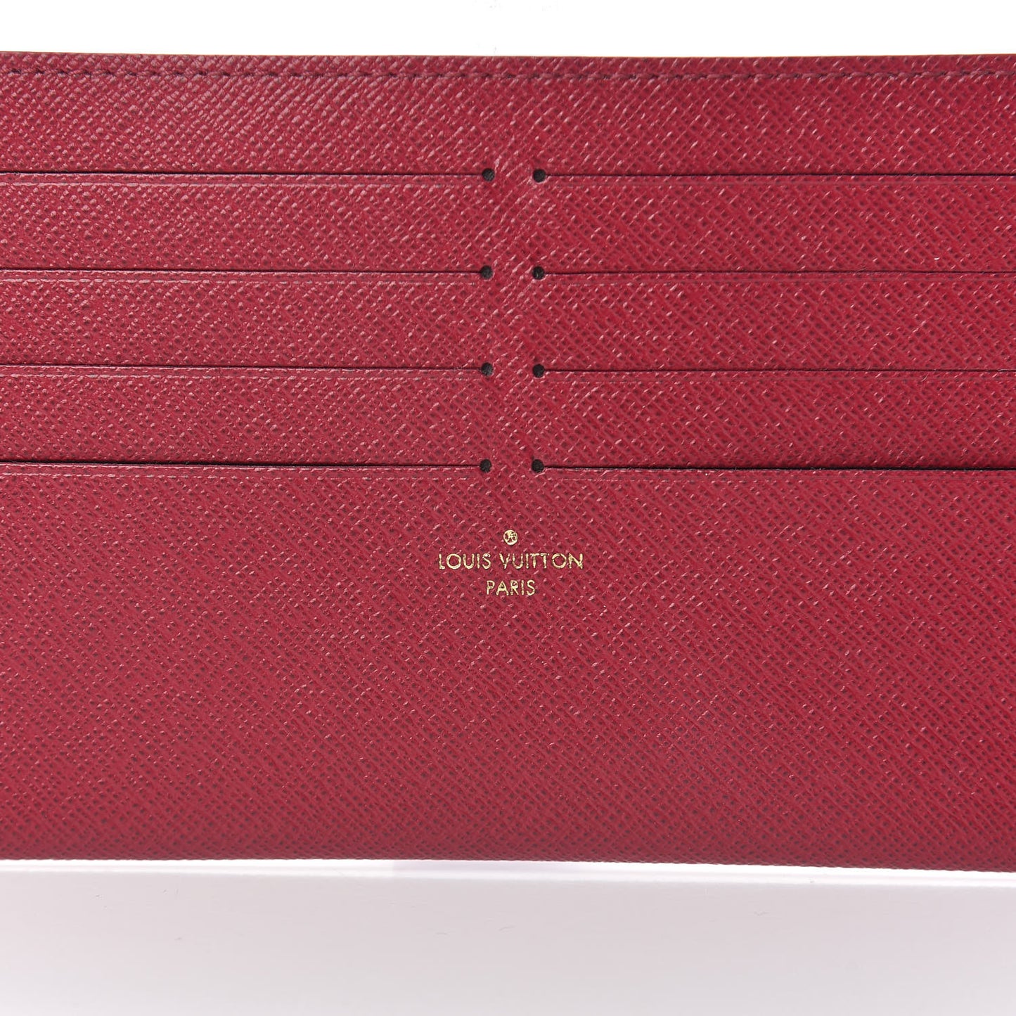 Calfskin Felicie Card Holder Insert Fuchsia