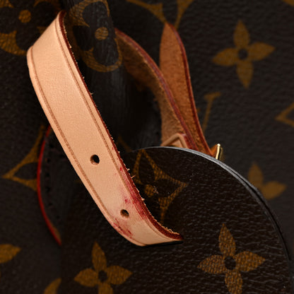 Louis Vuitton Monogram Calf Hair Spikes Iconoclasts Christian Louboutin Tote Red 11 of 16