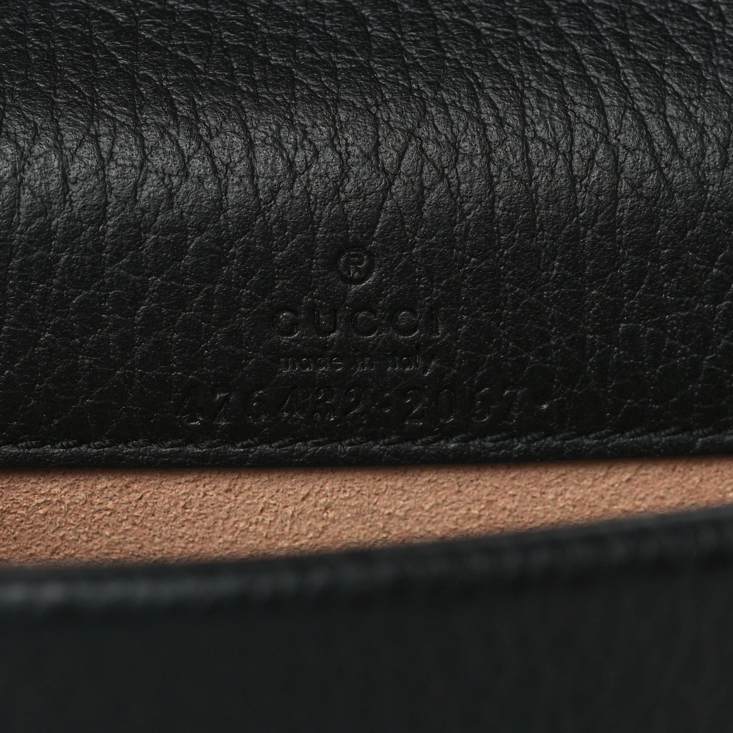 Gucci Calfskin Super Mini Dionysus Shoulder Bag Black 6 of 6