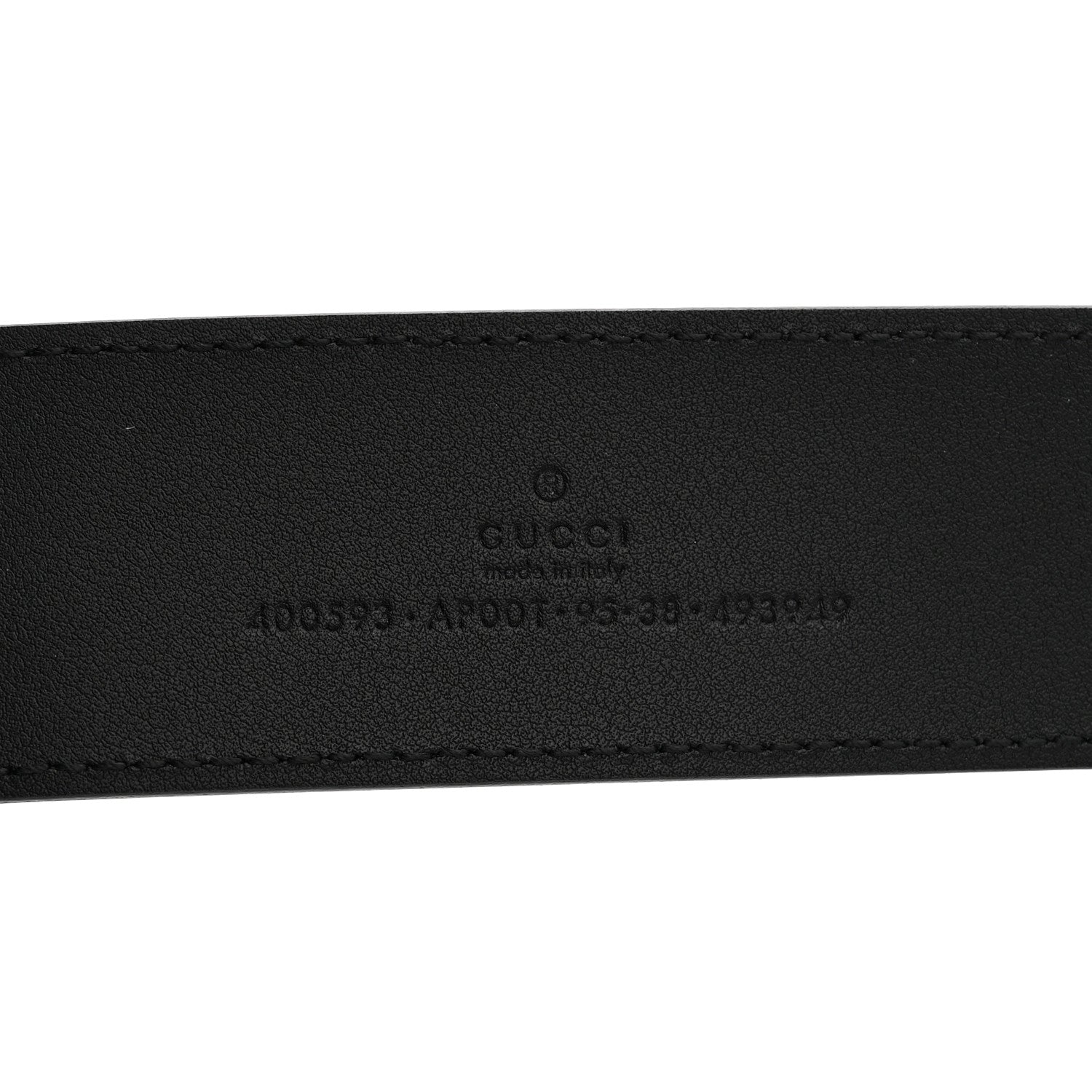 Gucci Calfskin Double G 40mm Belt 95 38 Black 5 of 6