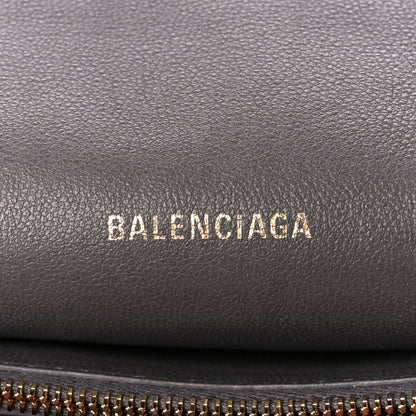Balenciaga Crushed Calfskin Medium Crush Chain Bag Dark Grey 7 of 12