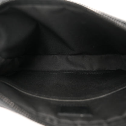 Louis Vuitton Calfskin Monogram Shadow Duo Messenger Black 5 of 9