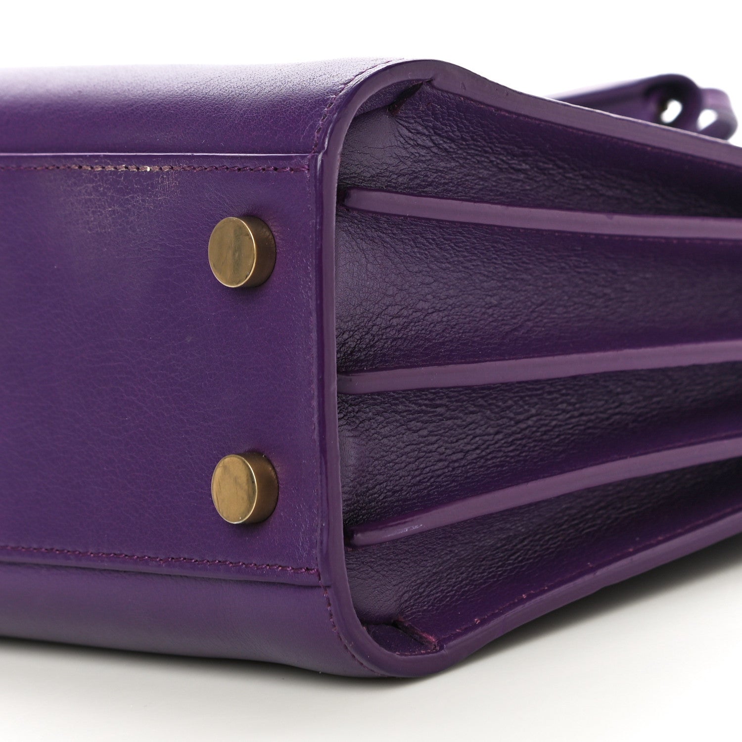 Saint Laurent Calfskin Nano Sac De Jour Purple 8 of 12