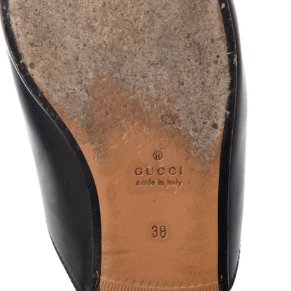 Gucci Calfskin Womens Princetown Slippers 38 Black 6 of 12