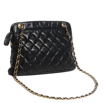 Chanel Lambskin Quilted Shoulder Bag Black 3 of 8
