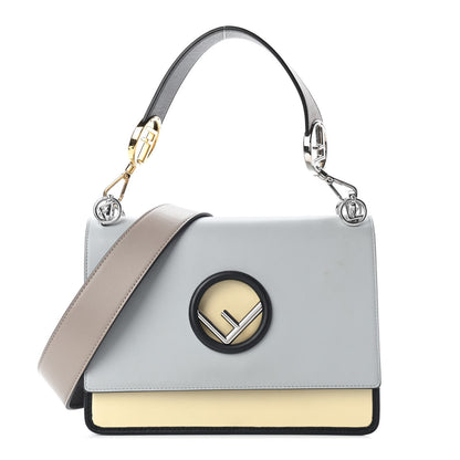 Fendi Vitello Century F is Fendi Kan I Shoulder Bag Grigio Perla Tortora Multicolor 1 of 10