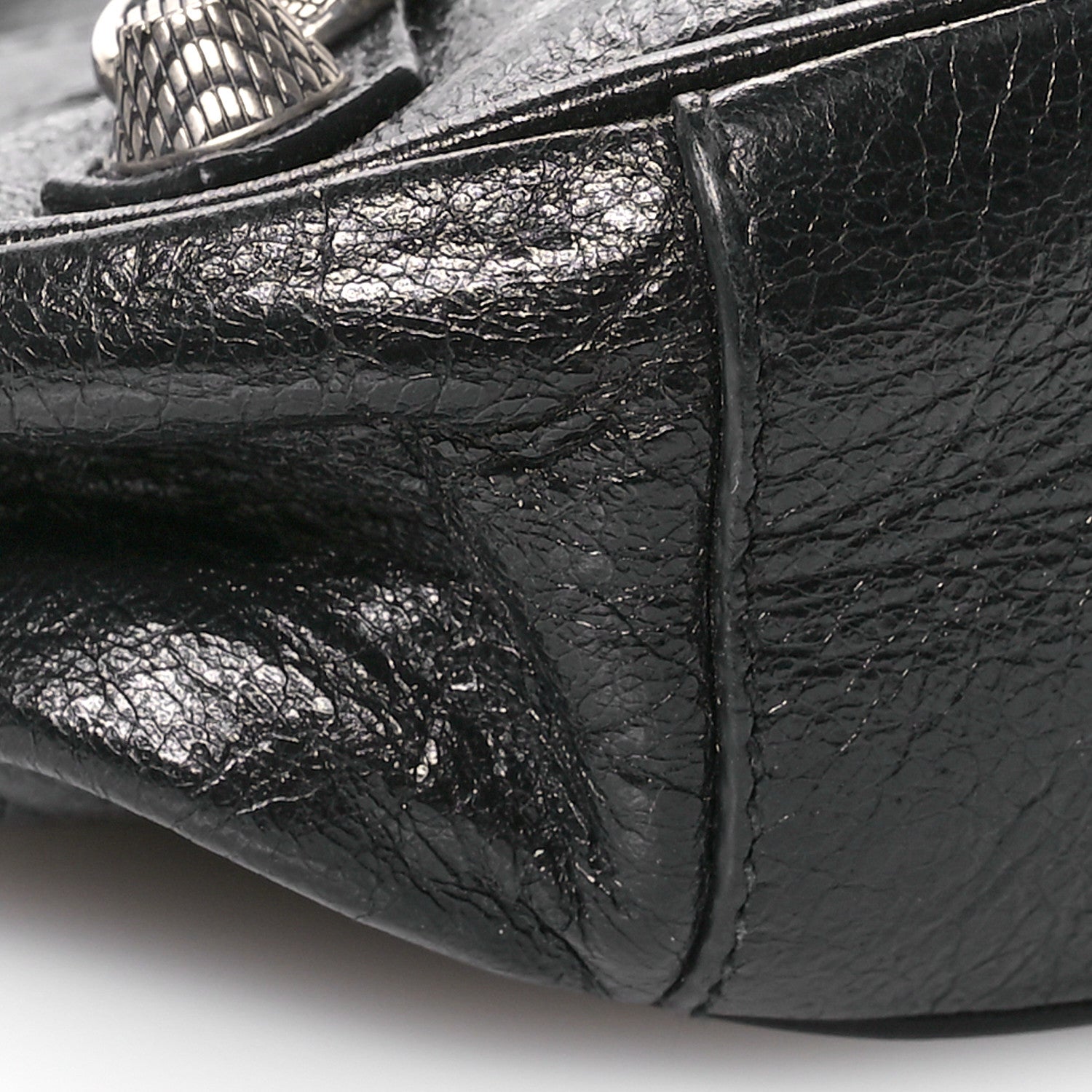 Balenciaga Agneau Arena Le Cagole Shoulder Bag XS Black 10 of 16