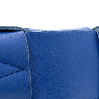 Bottega Veneta Lambskin Maxi Intrecciato Cassette Crossbody Bag Cobalt 12 of 12