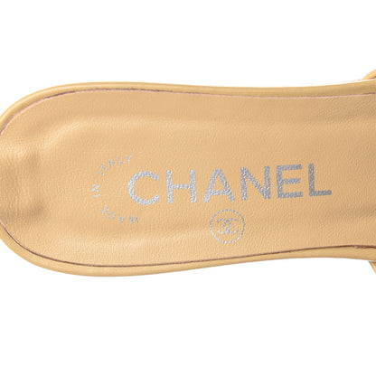 Chanel Lambskin PVC Mule 36 Transparent Beige 8 of 8