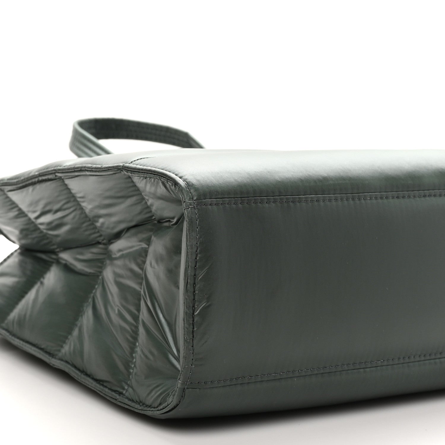 Telfar Nylon Medium Puff Shopping Bag Green 8 of 10