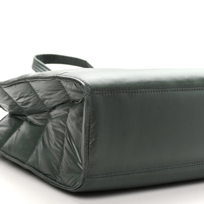 Telfar Nylon Medium Puff Shopping Bag Green 8 of 10