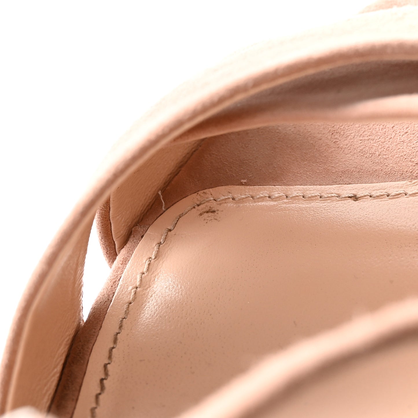 Suede Crisscross Platform 20/65mm Sandals 37 Taupe