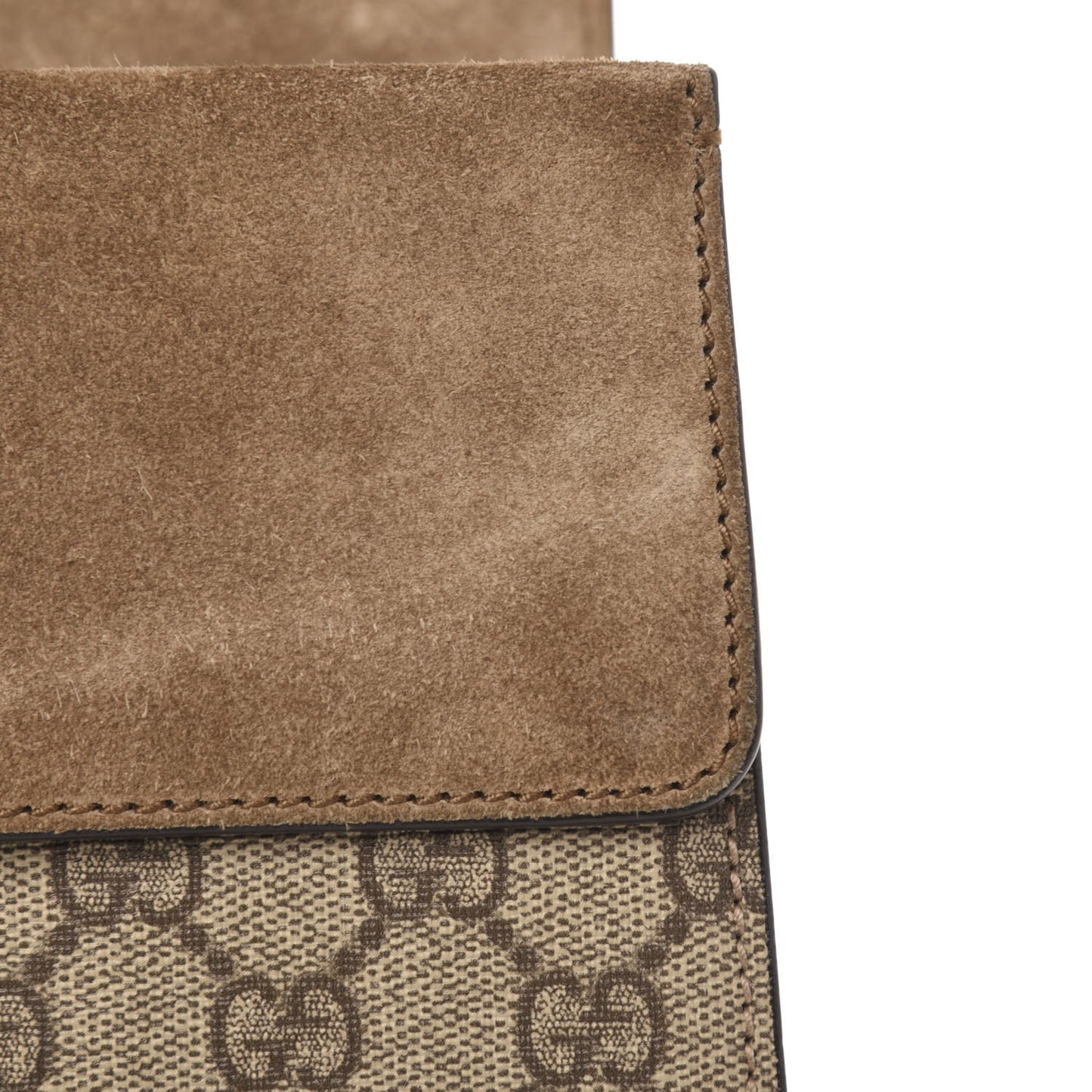 GG Supreme Monogram Small Dionysus Shoulder Bag Taupe