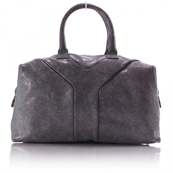 Leather EASY Sac Y Grey