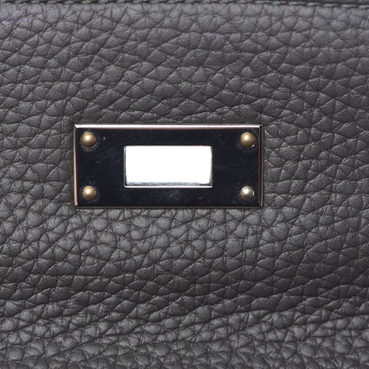 Hermes Taurillon Clemence Horseshoe Kelly Retourne 32 Graphite Tosca 21 of 41