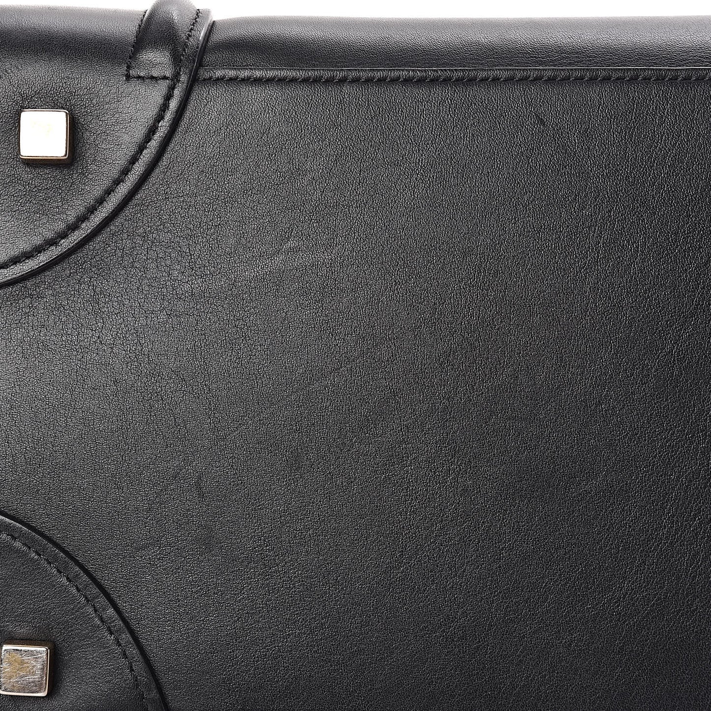 Smooth Calfskin Mini Luggage Black