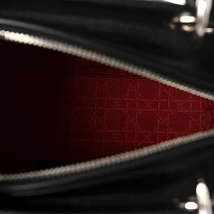 Christian Dior Lambskin Cannage Medium Lady Dior Black 5 of 10