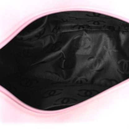 Chanel Calfskin Quilted Large Cambon Multipocket Reporter Pink Black 5 of 11
