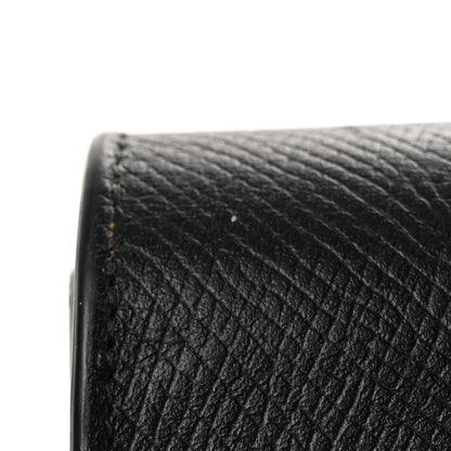 Celine Grained Calfskin Large Flap Wallet Black 9 of 17