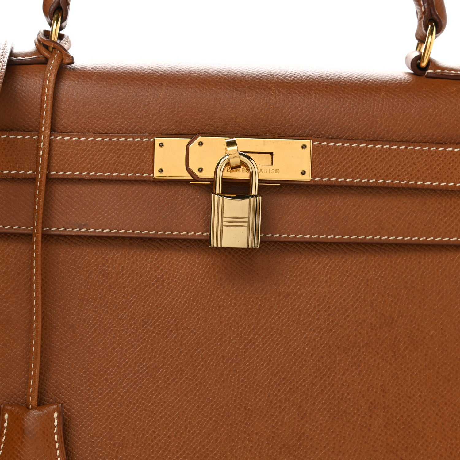 Hermes Courchevel Kelly Sellier 28 Gold 7 of 18