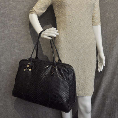 Gucci Python Princy Boston Black 2 of 9