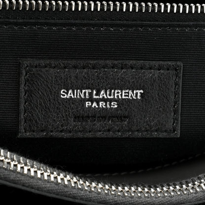 Saint Laurent Calfskin Y Quilted Monogram Large Loulou Shopper Storm 9 of 17