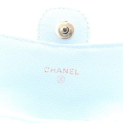 Chanel Caviar Quilted Flap Chain Waist Bag Light Blue 6 of 11