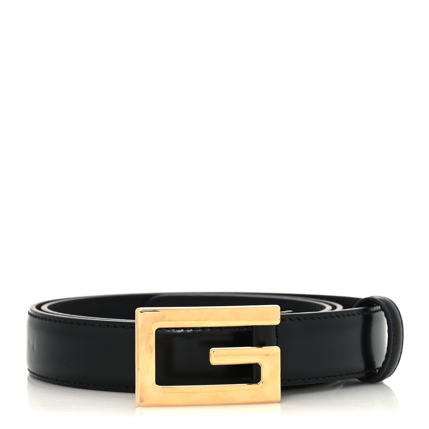 Gucci Calfskin Icaro G Cube 25mm Belt 80 32 Black 1 of 7