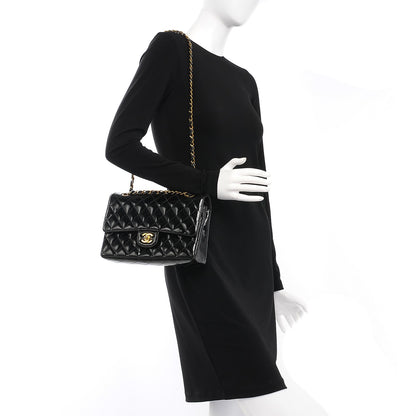 Chanel Patent Quilted Medium Double Flap Black 2 of 16