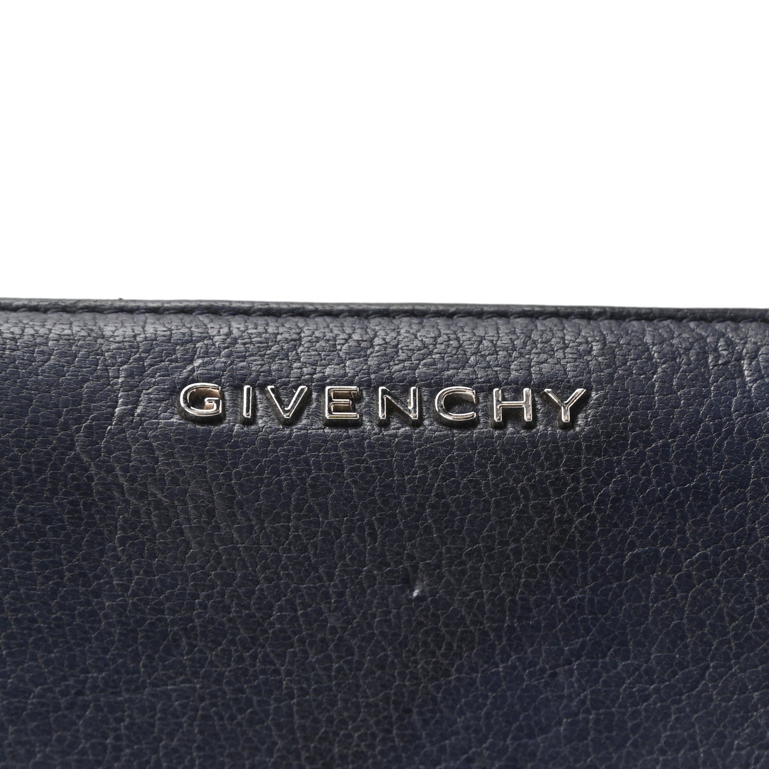 Givenchy Sugar Goatskin Pandora Zip Around Wallet Night Blue 8 of 13