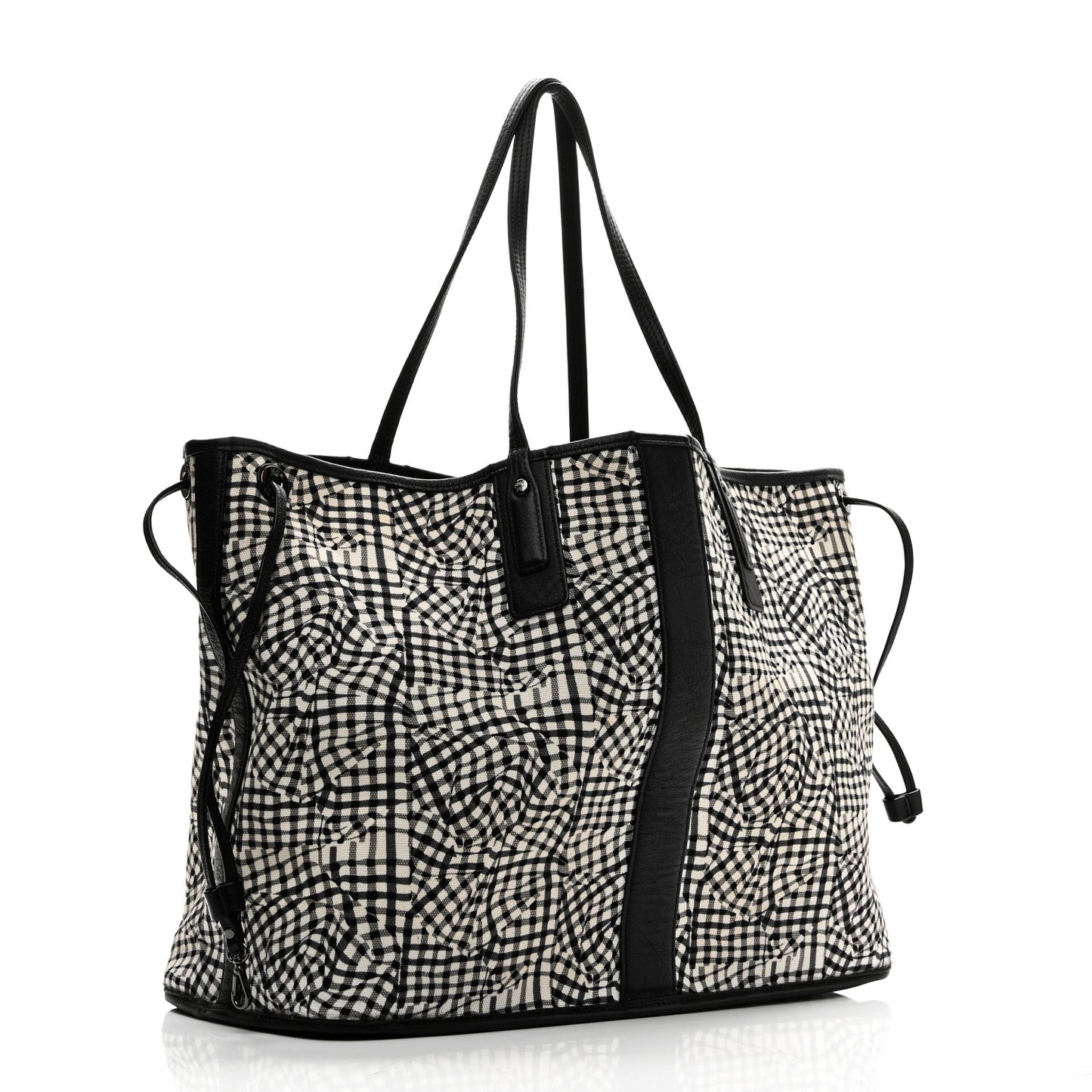 Visetos Large Liz Reversible Shopper Tote Black