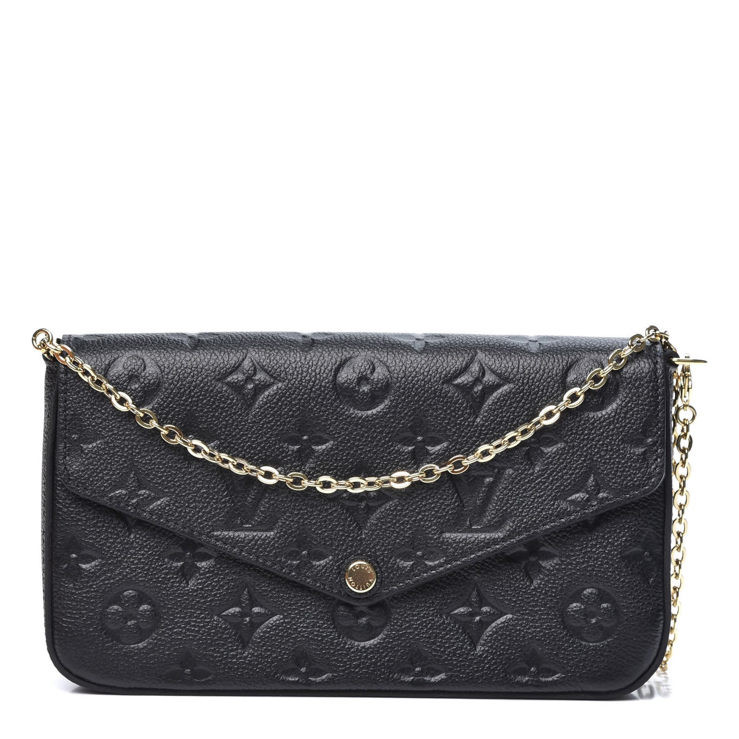 Empreinte Pochette Felicie Chain Wallet Black