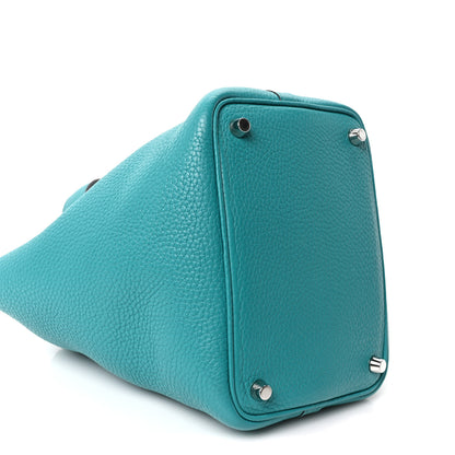 Hermes Taurillon Clemence Picotin Lock 18 PM Vert Verone 9 of 10