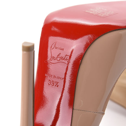 Christian Louboutin Patent Pigalle 120 Pumps 39.5 Nude 8 of 9