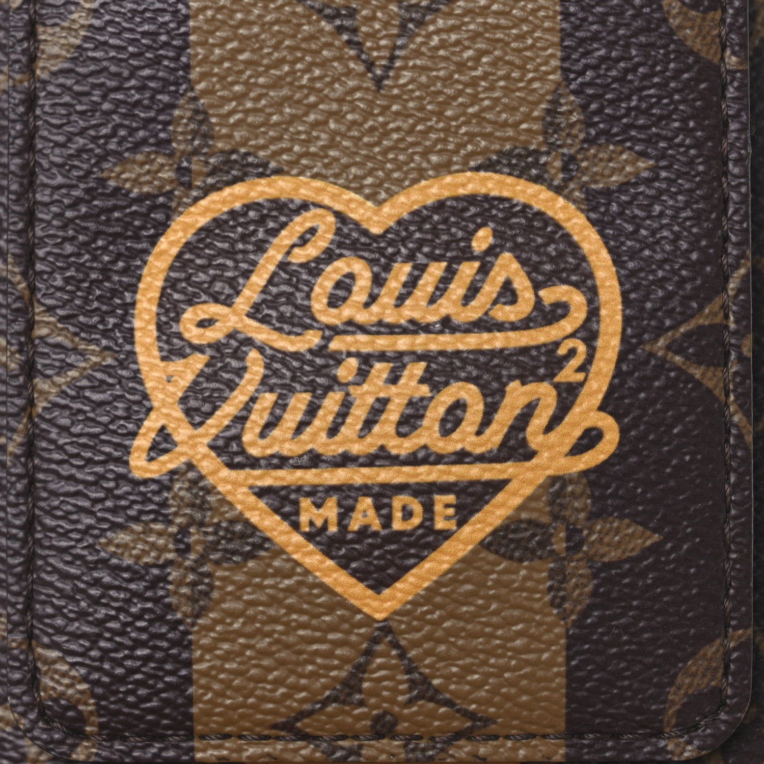 Louis Vuitton X NIGO Reverse Monogram Flat Double Phone Pouch 7 of 12