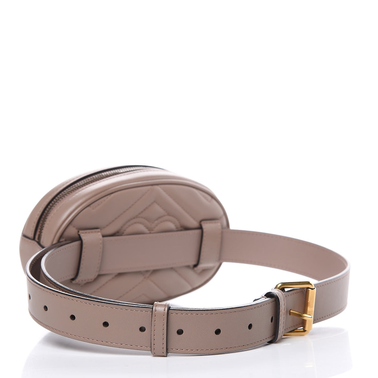 Calfskin Matelasse GG Marmont Belt Bag 85 34 Porcelain Rose