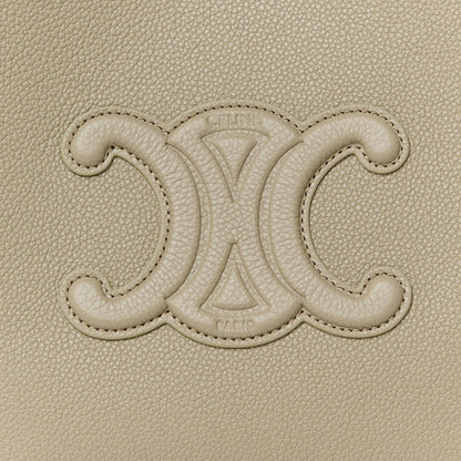 Celine Grained Calfskin Triomphe Mini Cabas Anais Modern Taupe 10 of 12