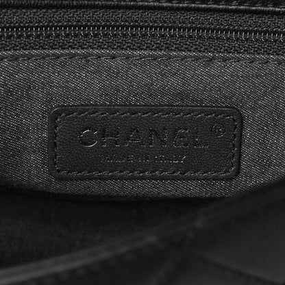 Chanel Lambskin Quilted Resin Bi-Color Chain Flap Bag Black 6 of 7