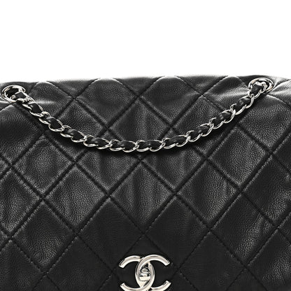 Chanel Calfskin Quilted CC Curvy Flap Black 8 of 11