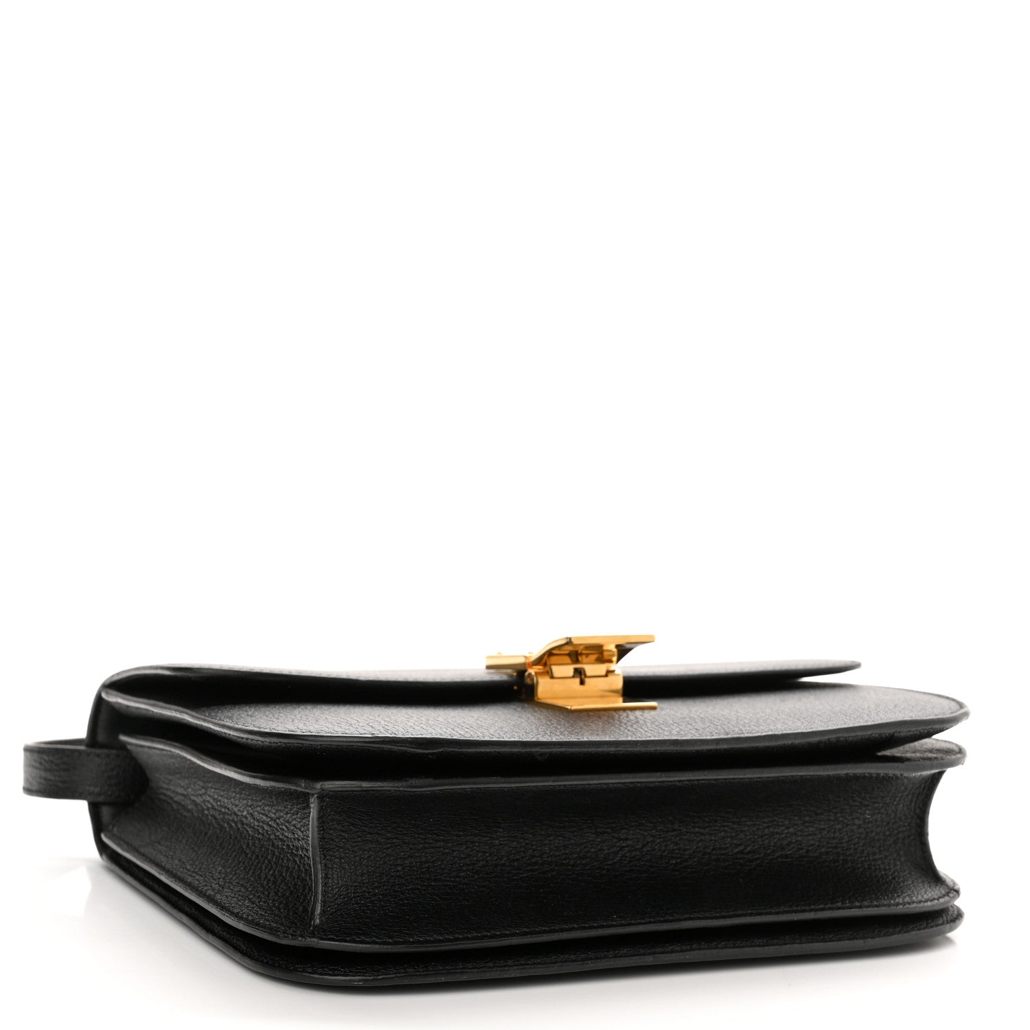Celine Goatskin Medium Classic Box Flap Bag Black 4 of 10