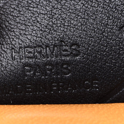 Hermes Milo Lambskin Grigri Rodeo Pegase Horse Bag Charm PM Sesame Black Bleu Saphir 3 of 5