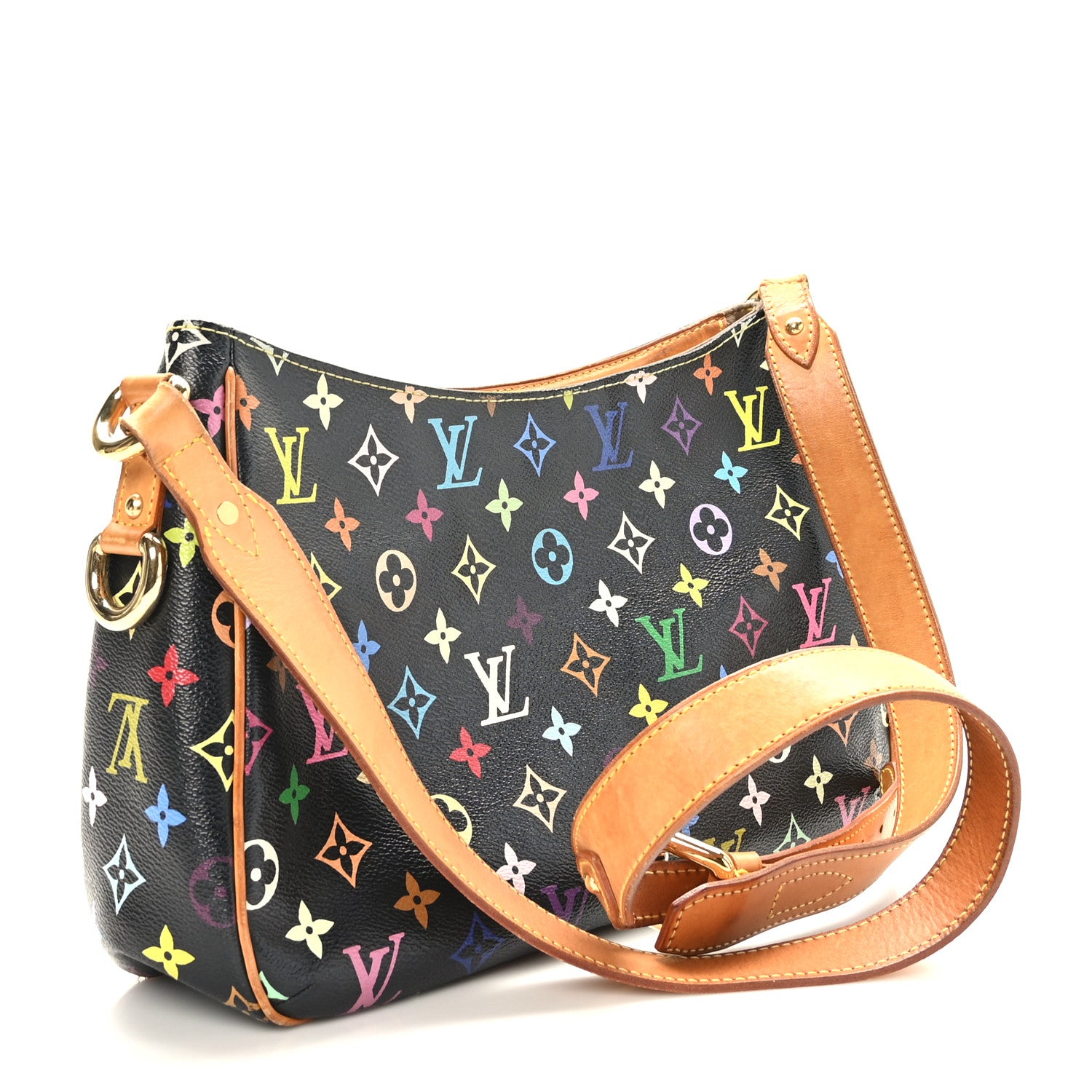 Louis Vuitton Monogram Multicolor Lodge GM Black 3 of 9