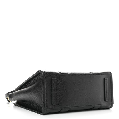 Marc Jacobs Grained Calfskin Medium The Tote Bag Black 3 of 9